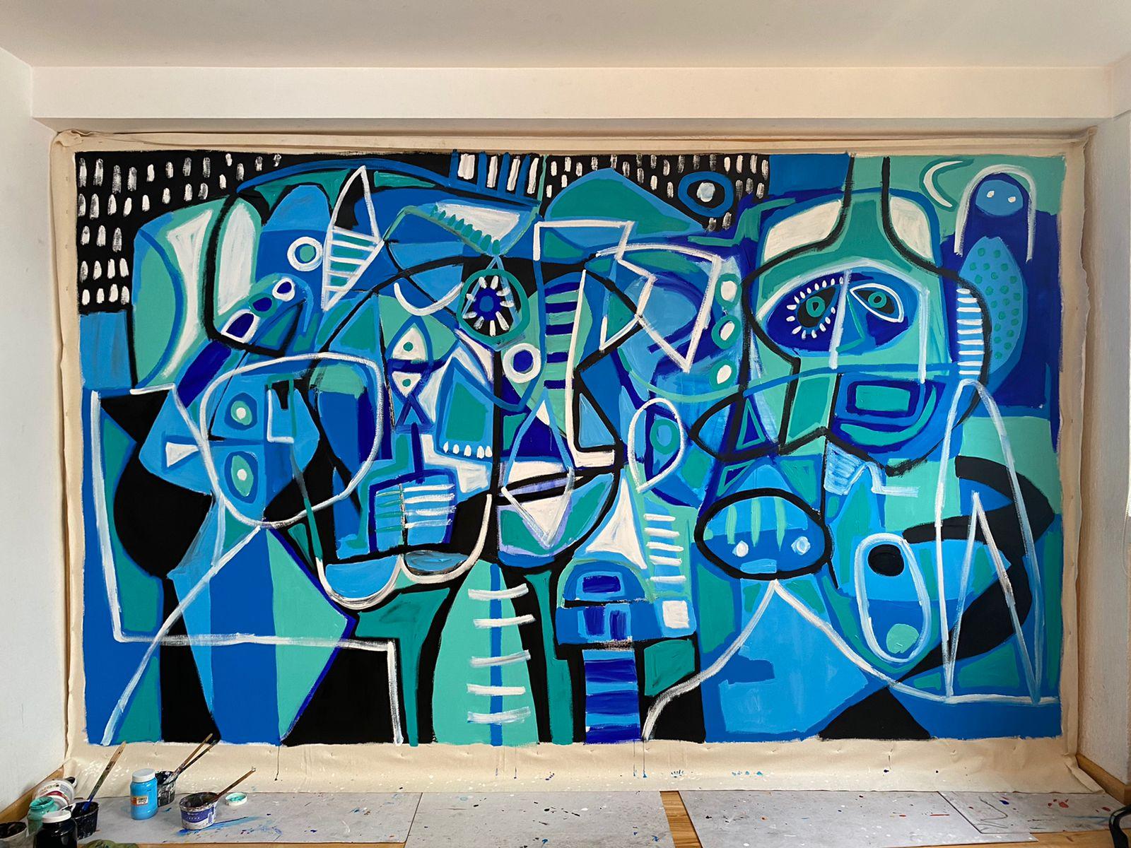 Contemporary Art, Abstract Painting
Acrylic on canvas
215x325cm
Signed 
Ships rolled up


About the artist
Enrique Pichardo (Mexico City, 1973) graduated from Escuela Nacional de Pintura, Escultura y Grabado (ENPEG) “La Esmeralda”. As a Mexican