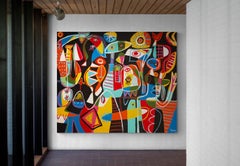 Funky Business, Contemporary Art, Abstract Painting, 21st Century