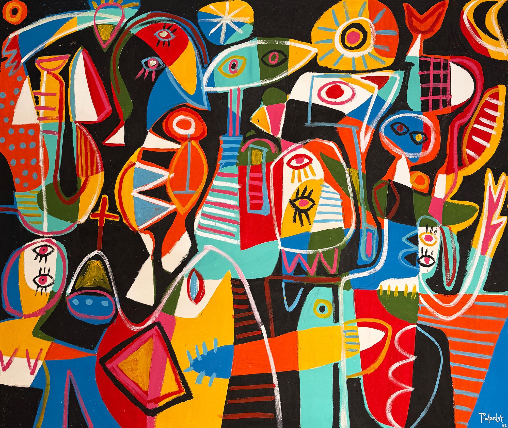 Funky Business, Contemporary Art, Abstract Painting, 21st Century