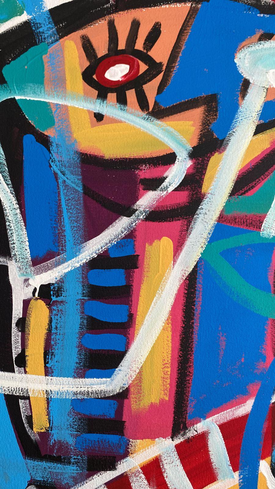 Funky Rhythm, Art contemporain, Peinture abstraite, 21ème siècle en vente 2