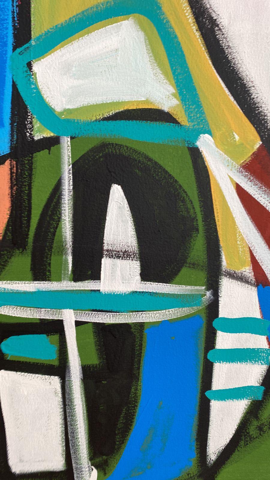 Ritmo funky, Arte contemporanea, Pittura astratta, 21° secolo 3