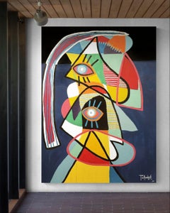 Guerrero Nocturno, Contemporary Art, Abstract Painting, 21st Century