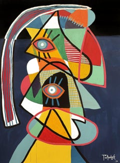 Guerrero Nocturno, Contemporary Art, Abstract Painting, 21st Century
