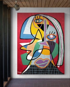 Guerrero Rojo, Contemporary Art, Abstract Painting, 21st Century