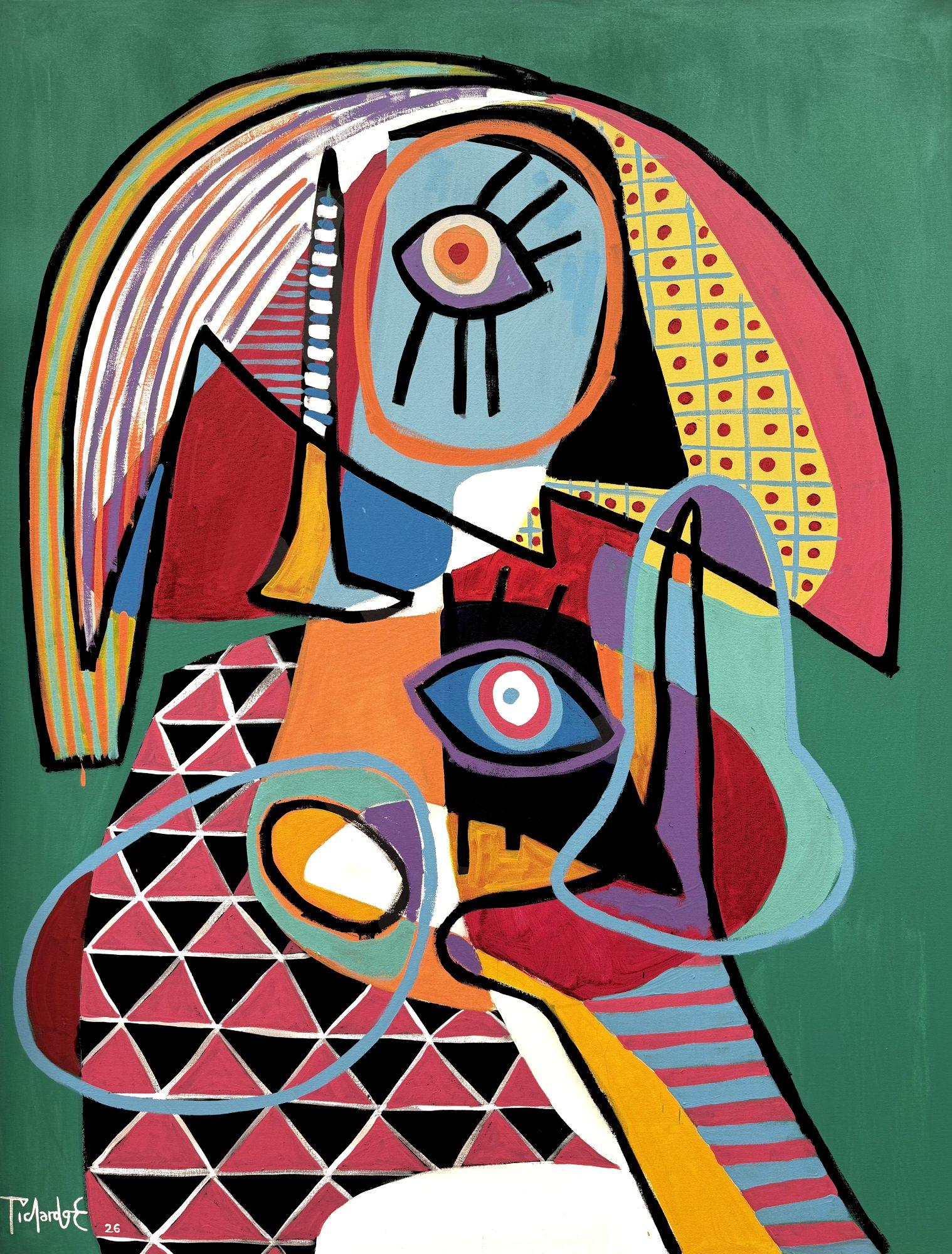 Guerrero Verde, art contemporain, peinture abstraite, XXIe siècle