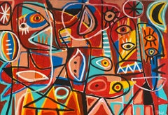 Improvisacion Roja, Contemporary Art, Abstract Painting, 21st Century