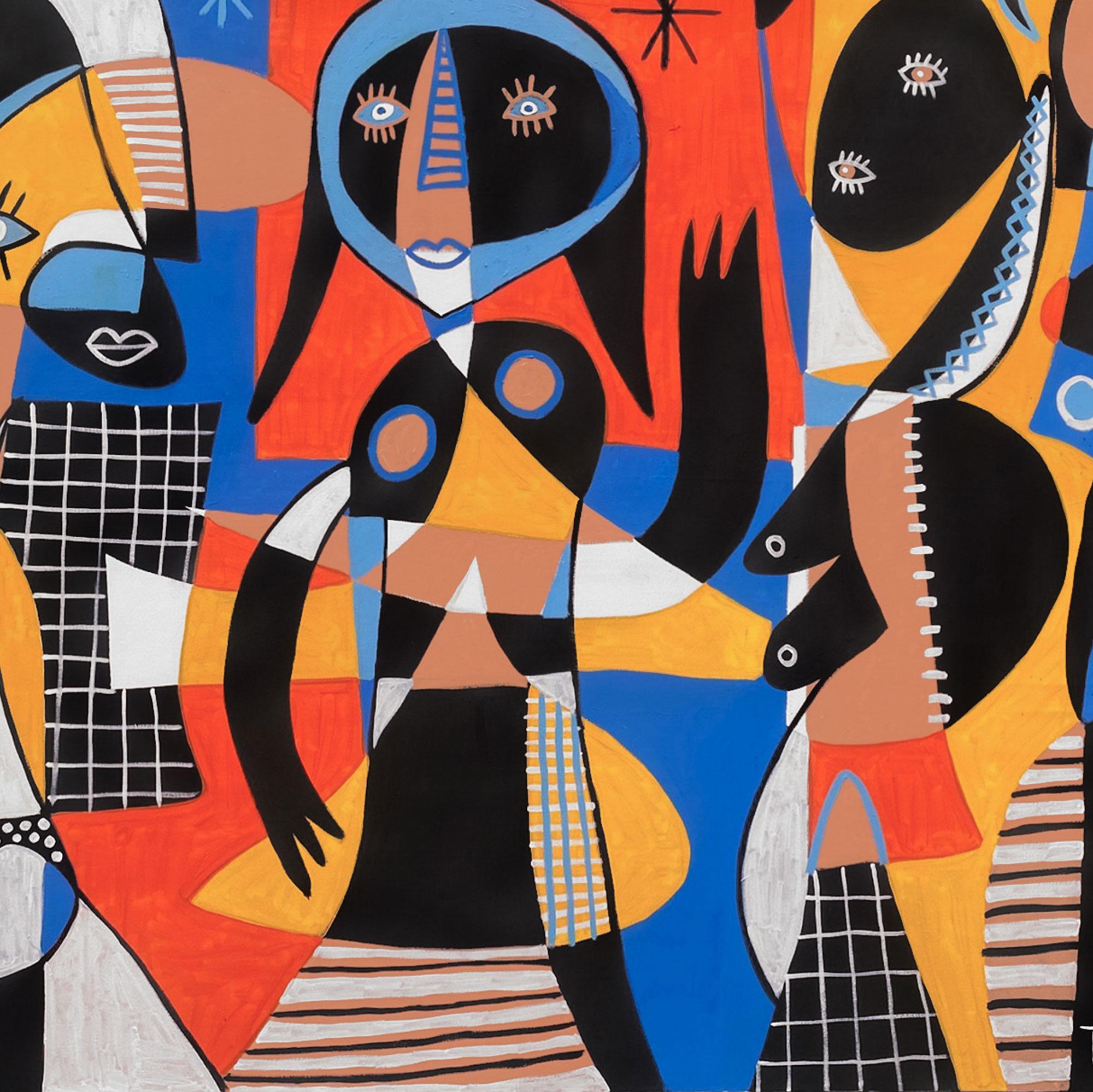 La Bienvenida, Arte contemporanea, Pittura astratta, 21° secolo - Painting Astratto di Enrique Pichardo