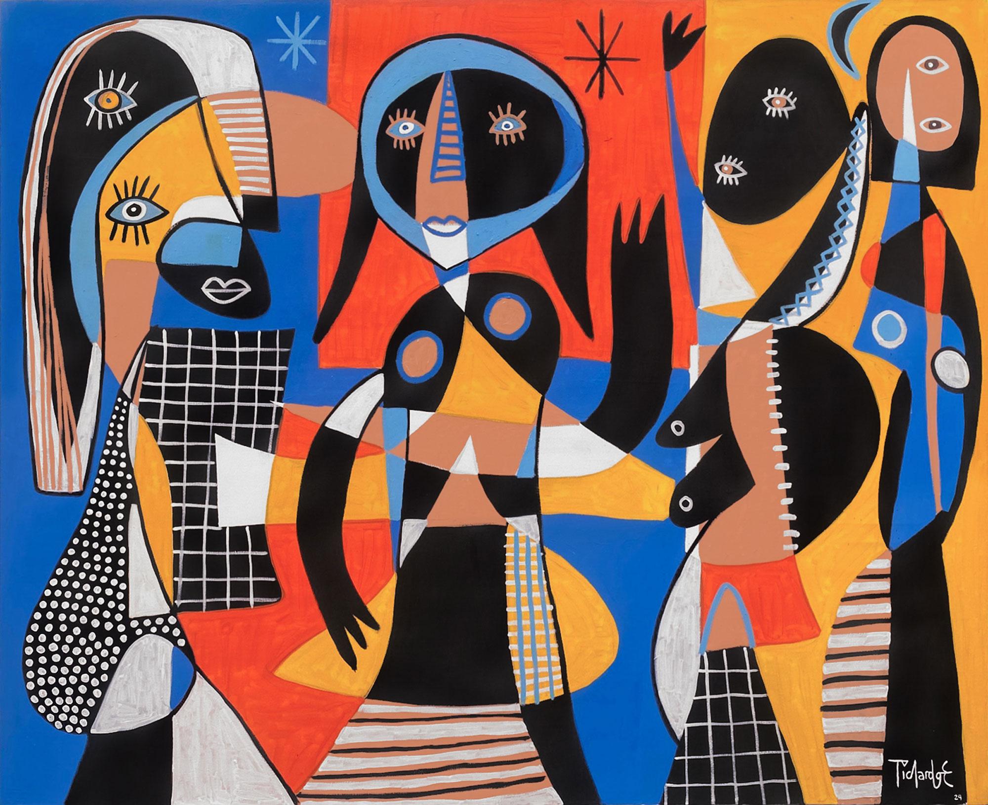 Abstract Painting di Enrique Pichardo - La Bienvenida, Arte contemporanea, Pittura astratta, 21° secolo