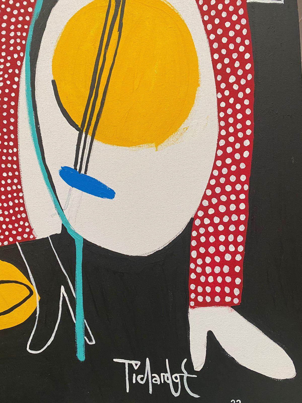 Los Musicos, Contemporary Art, Abstract Painting, 21st Century 6