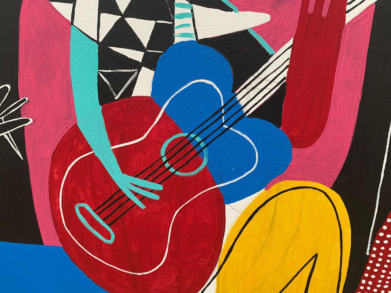 Los Musicos, Contemporary Art, Abstract Painting, 21st Century 4