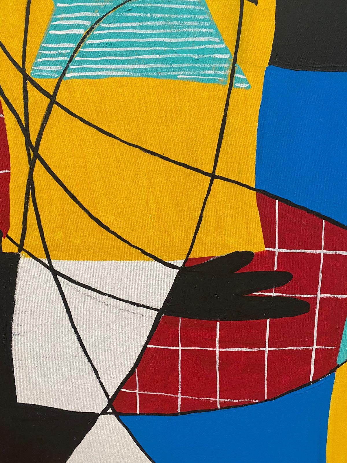 Los Musicos, Contemporary Art, Abstract Painting, 21st Century 5