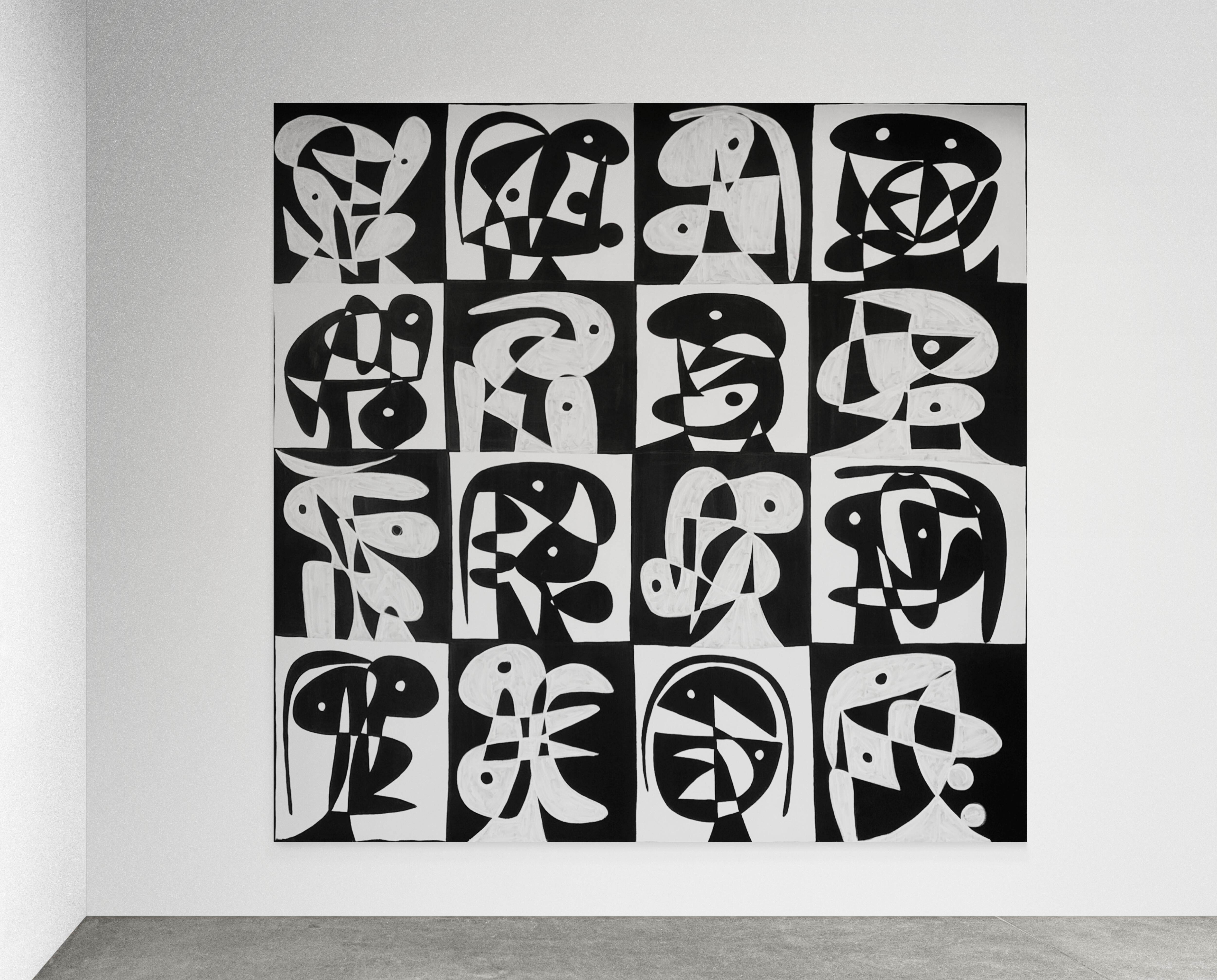 Mosaico de Ajedrez, Contemporary Art, Abstract Painting, 21st Century For Sale 1