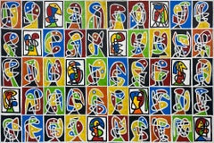 Mosaicos I, Contemporary Art, Abstract Painting, 21st Century