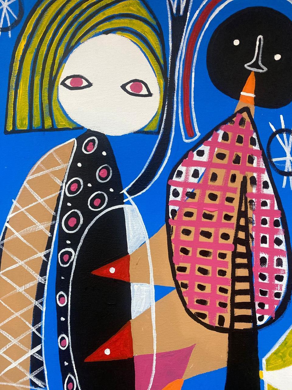Multitud, Contemporary Art, Abstract Painting, 21st Century For Sale 2