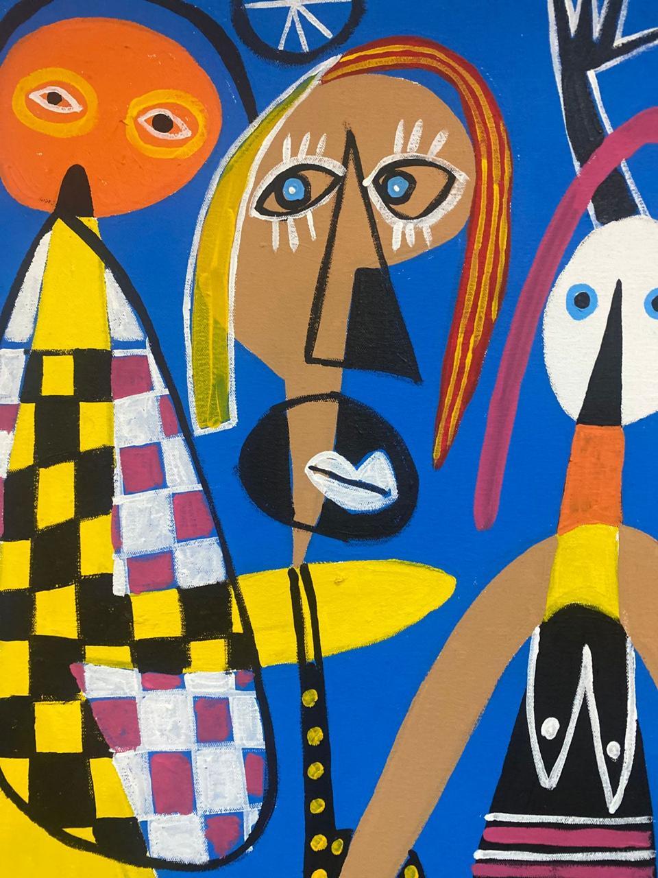 Multitud, Contemporary Art, Abstract Painting, 21st Century For Sale 4