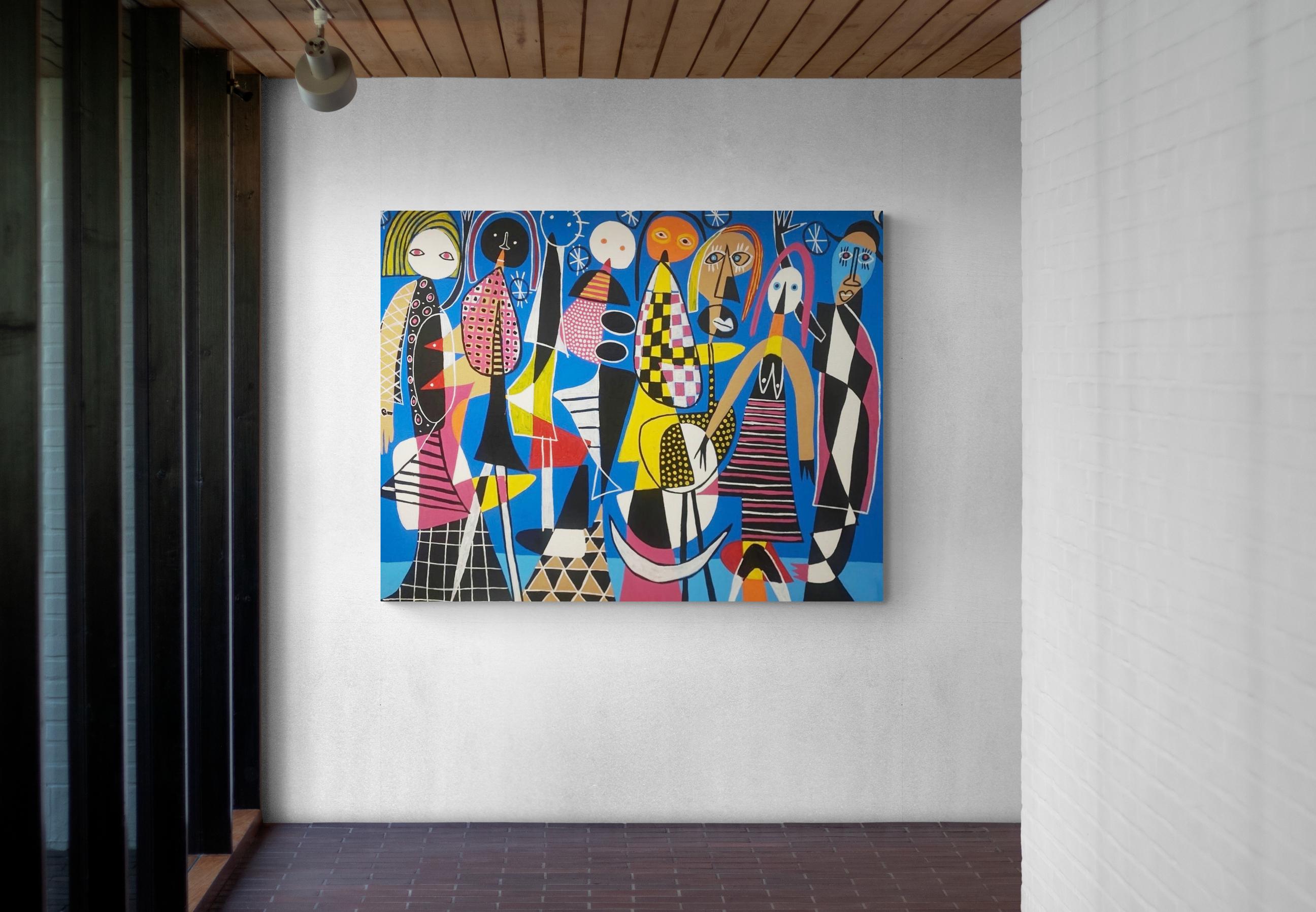 Multitud, Contemporary Art, Abstract Painting, 21st Century For Sale 7