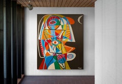 Noche de Luna, Contemporary Art, Abstract Painting, 21st Century