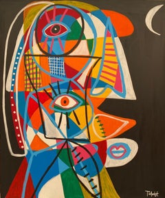 Noche de Luna, Contemporary Art, Abstract Painting, 21st Century