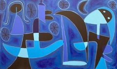 Nocturno, Art contemporain, Peinture abstraite, 21ème siècle