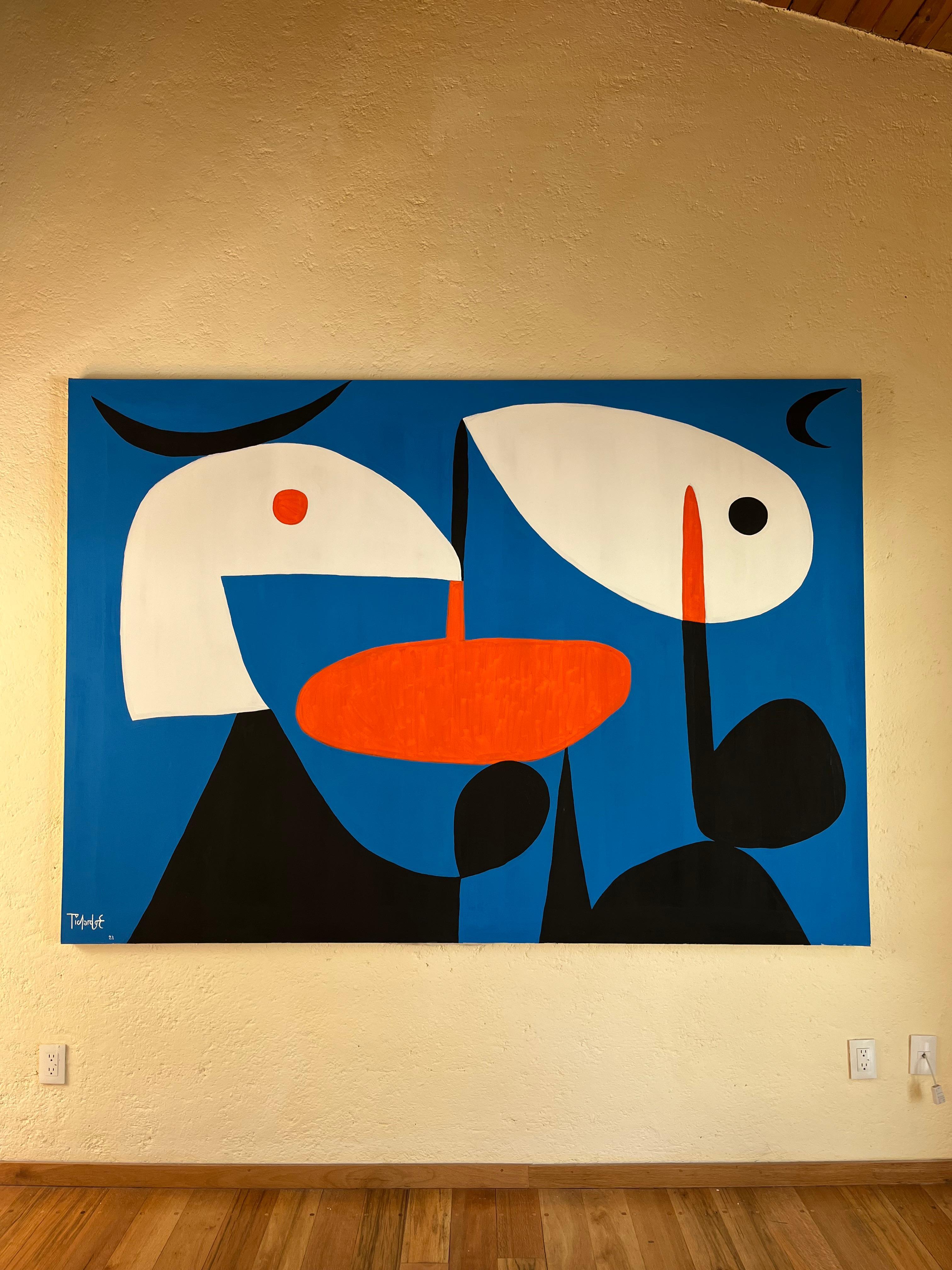 Par de Personajes, Arte contemporanea, Pittura astratta, 21° secolo 5