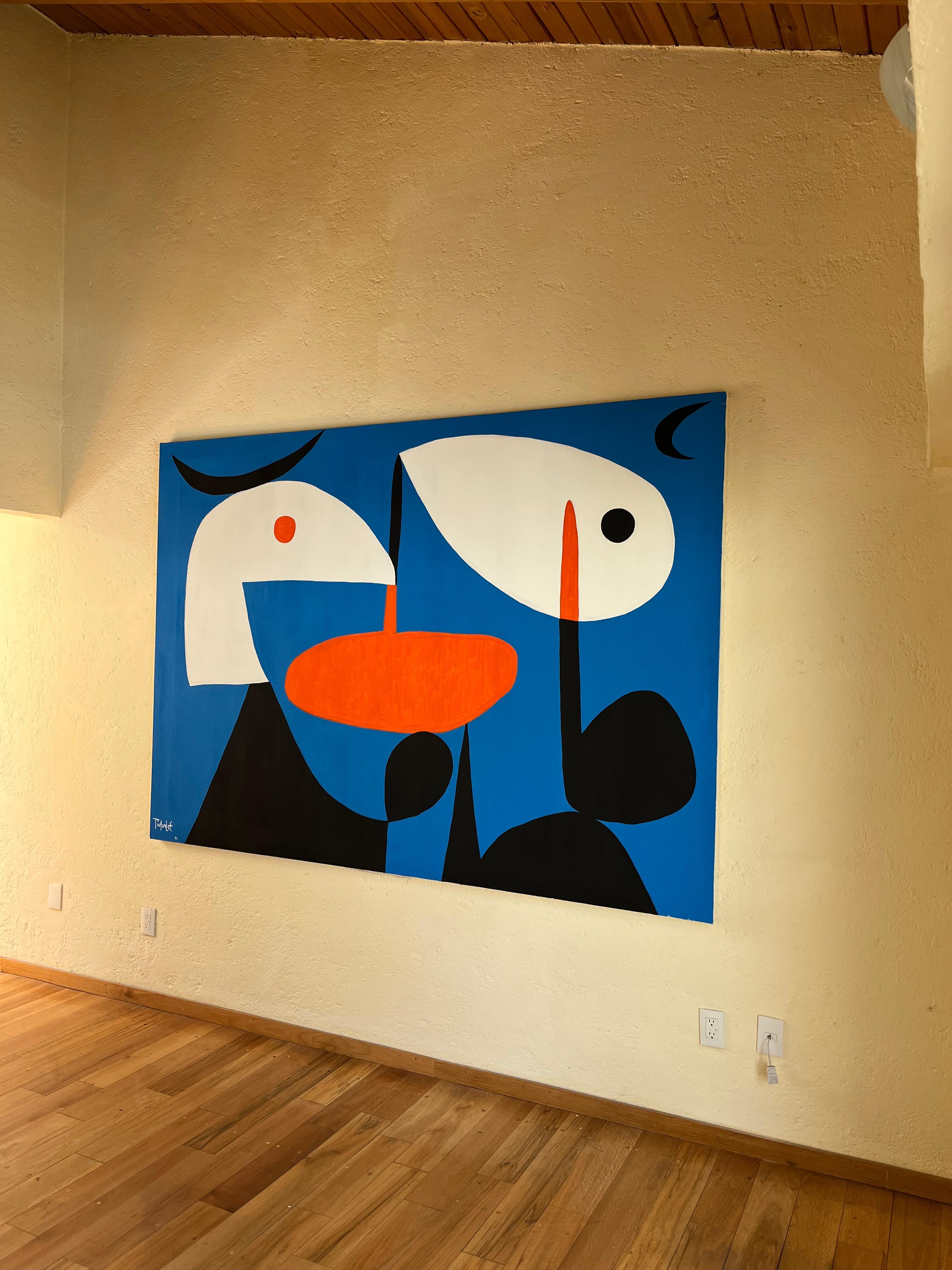 Par de Personajes, Arte contemporanea, Pittura astratta, 21° secolo 6