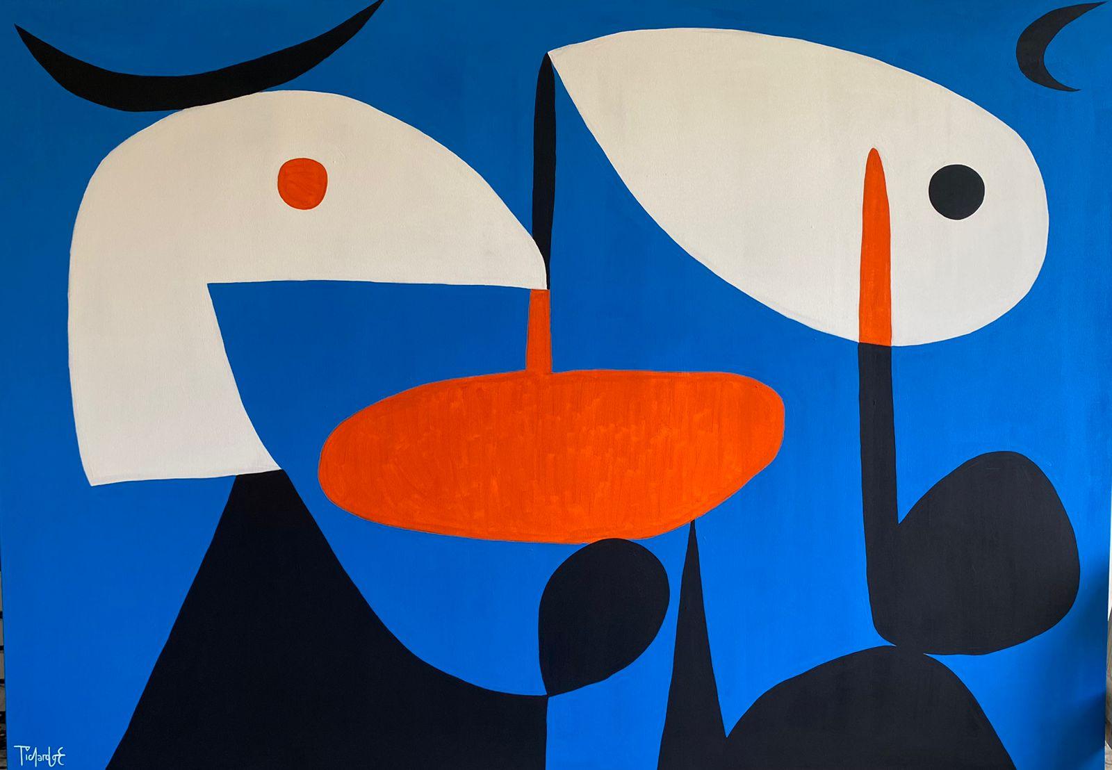 Par de Personajes, Arte contemporanea, Pittura astratta, 21° secolo 2