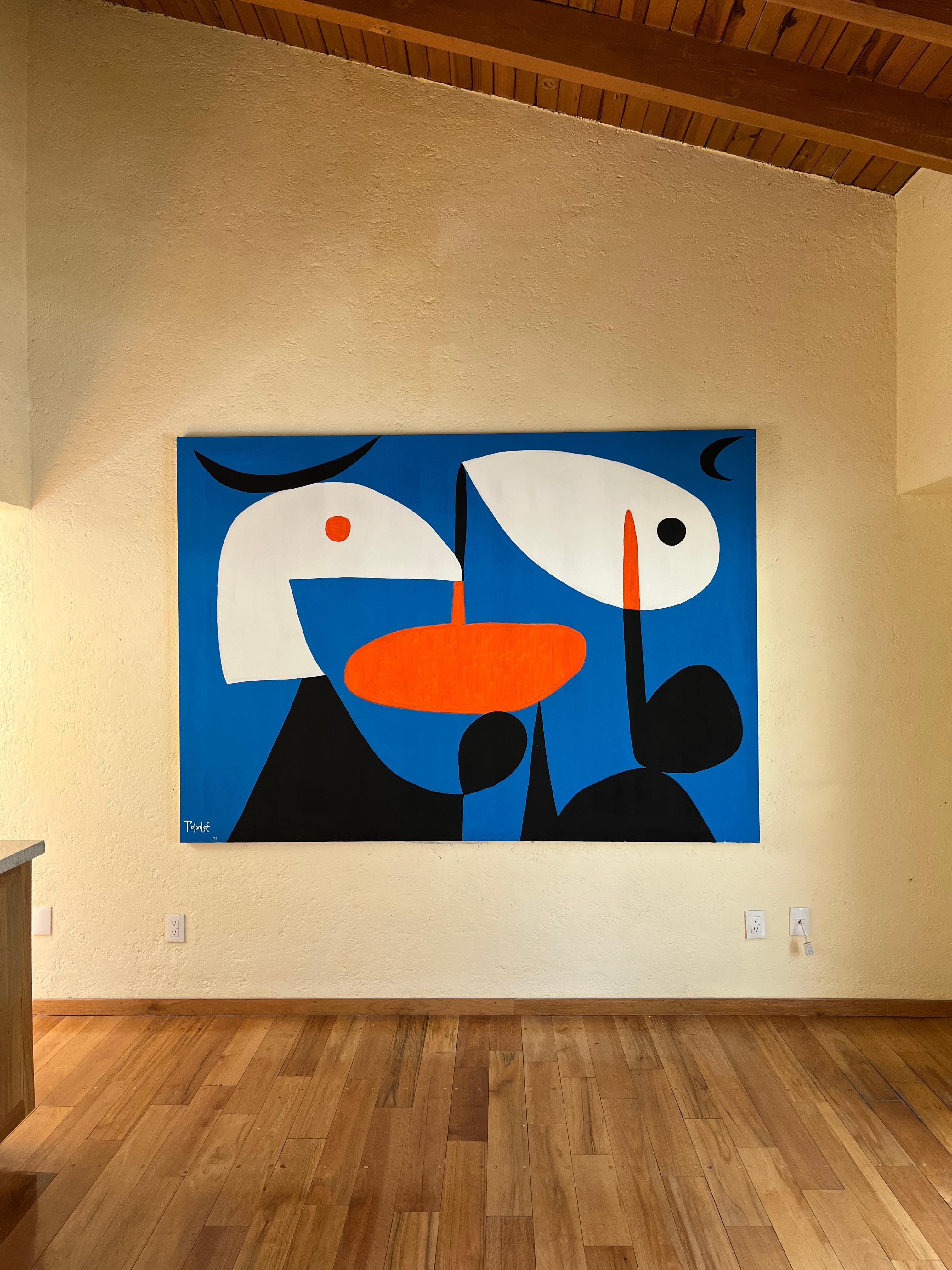 Par de Personajes, Arte contemporanea, Pittura astratta, 21° secolo 4
