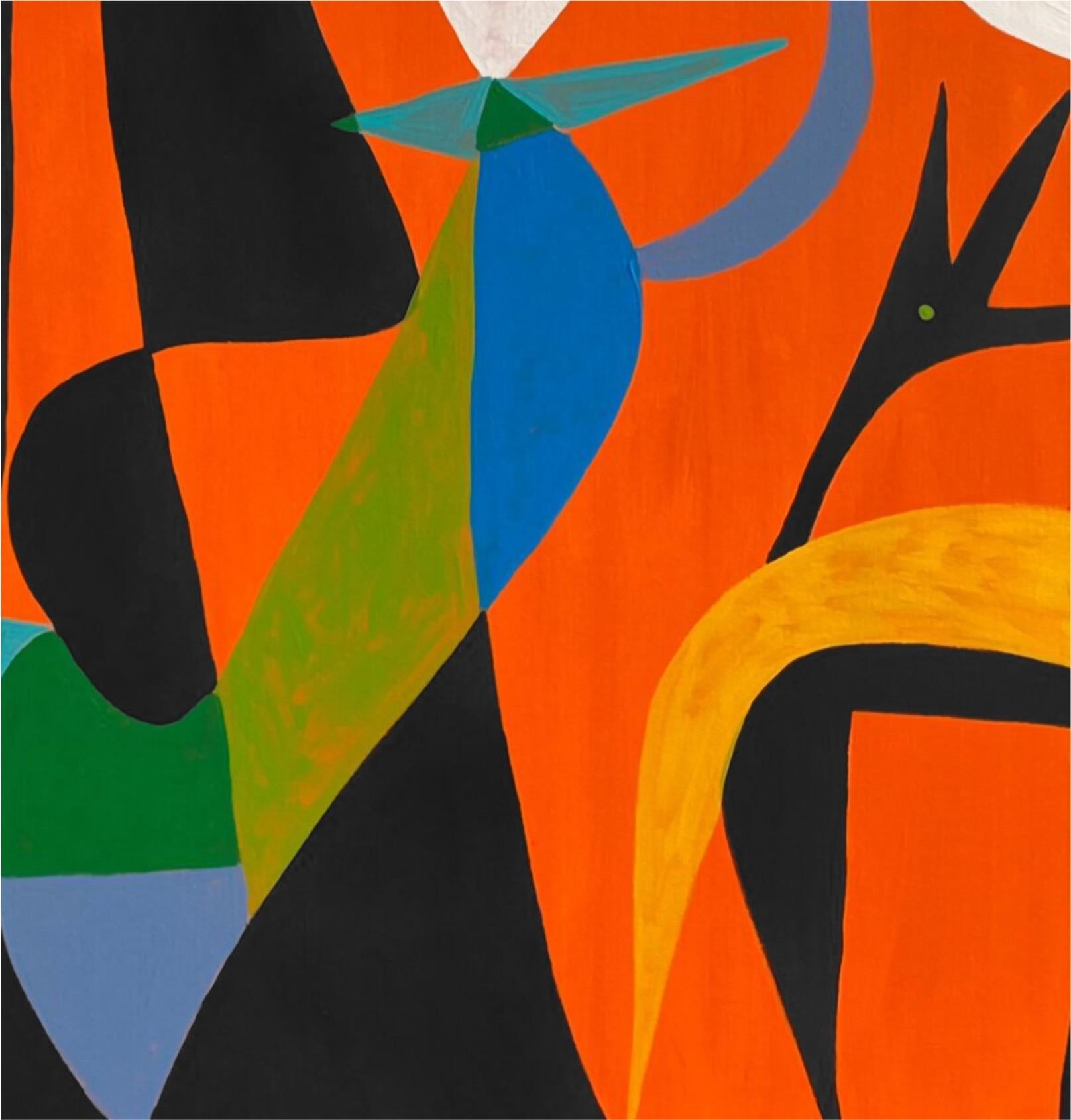 Paseo con Perros, Arte contemporanea, Pittura astratta, 21° secolo 2