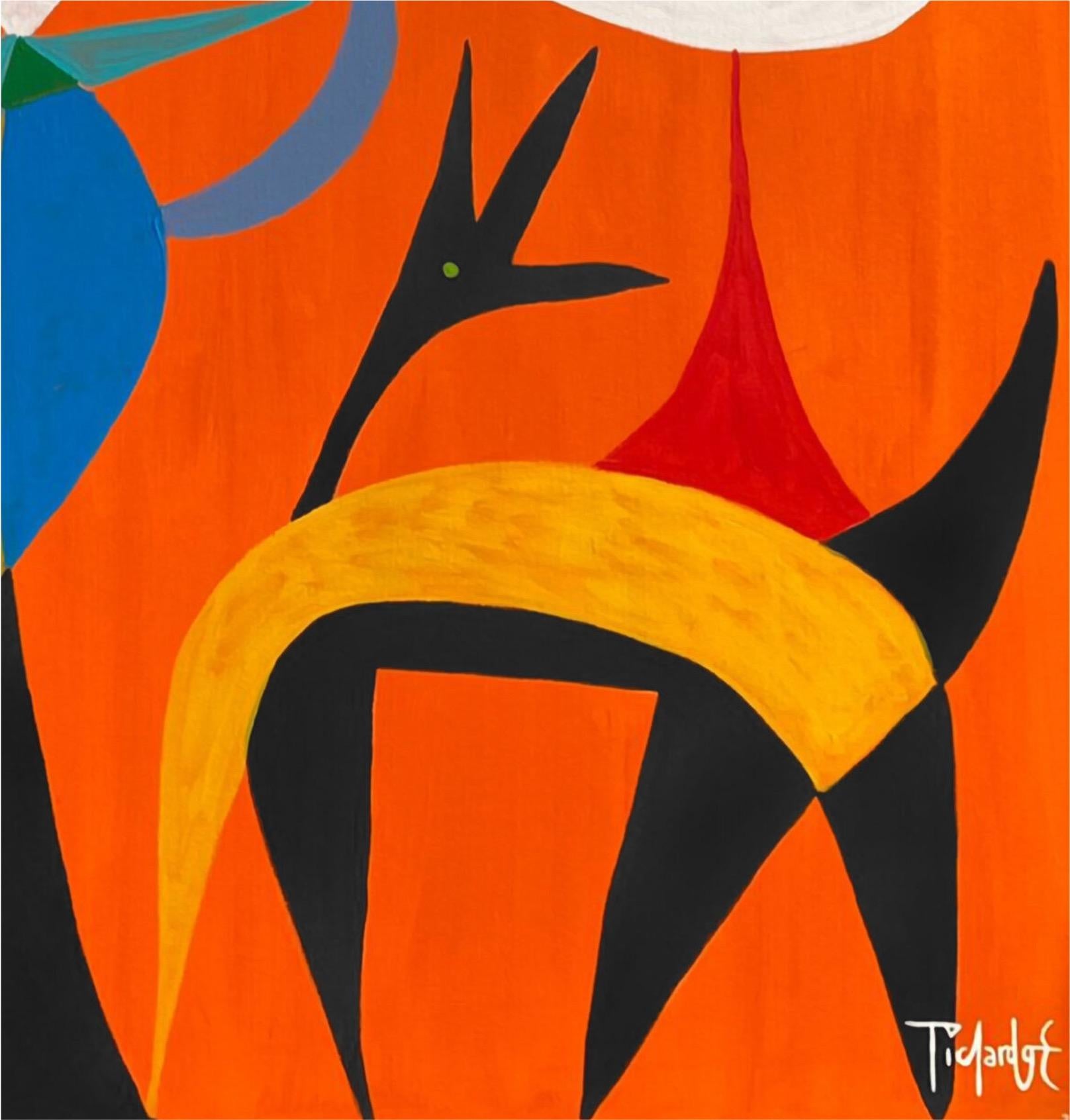 Paseo con Perros, Arte contemporanea, Pittura astratta, 21° secolo 3
