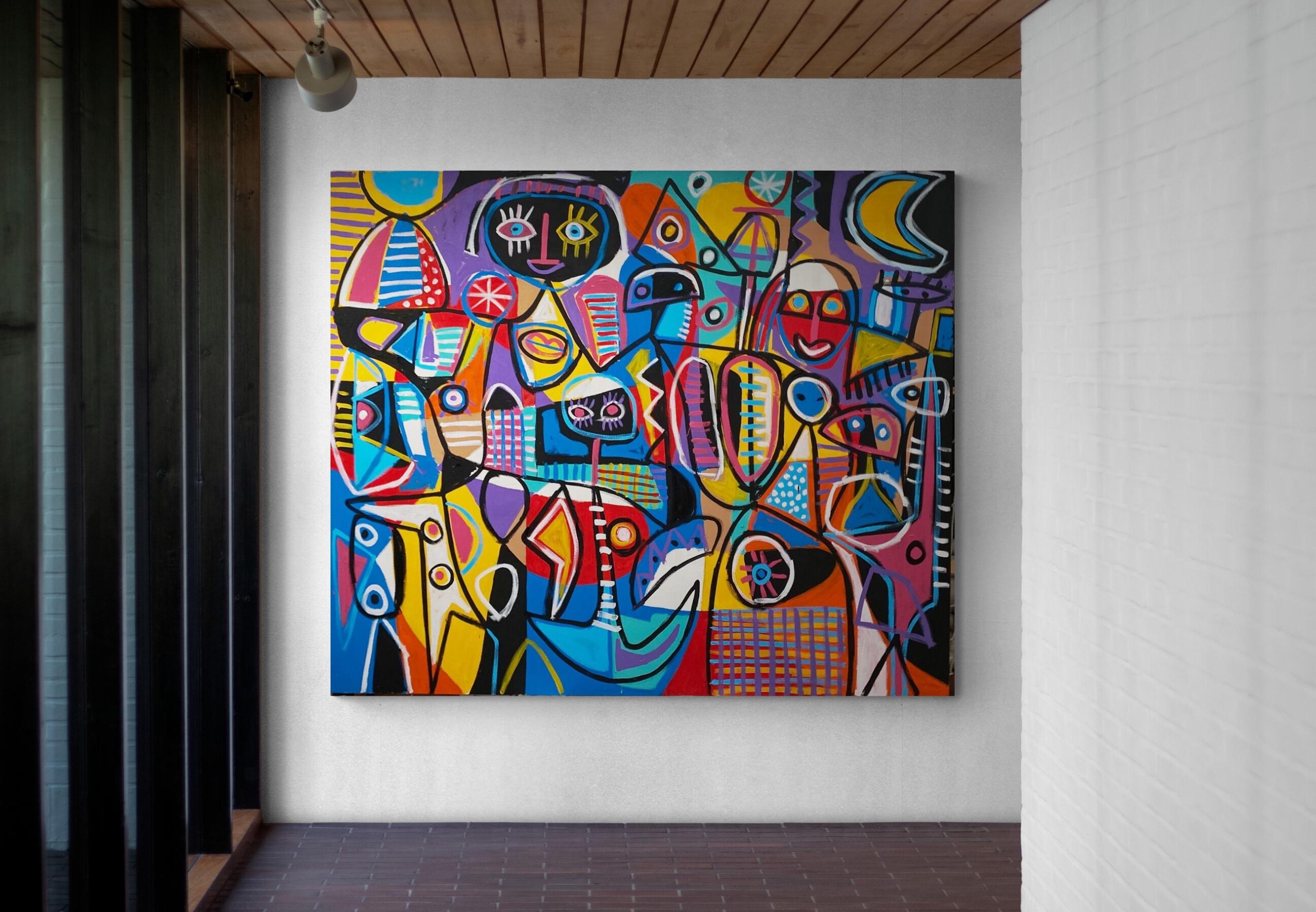 Psicodélico, Contemporary Art, Abstract Painting, 21st Century For Sale 9