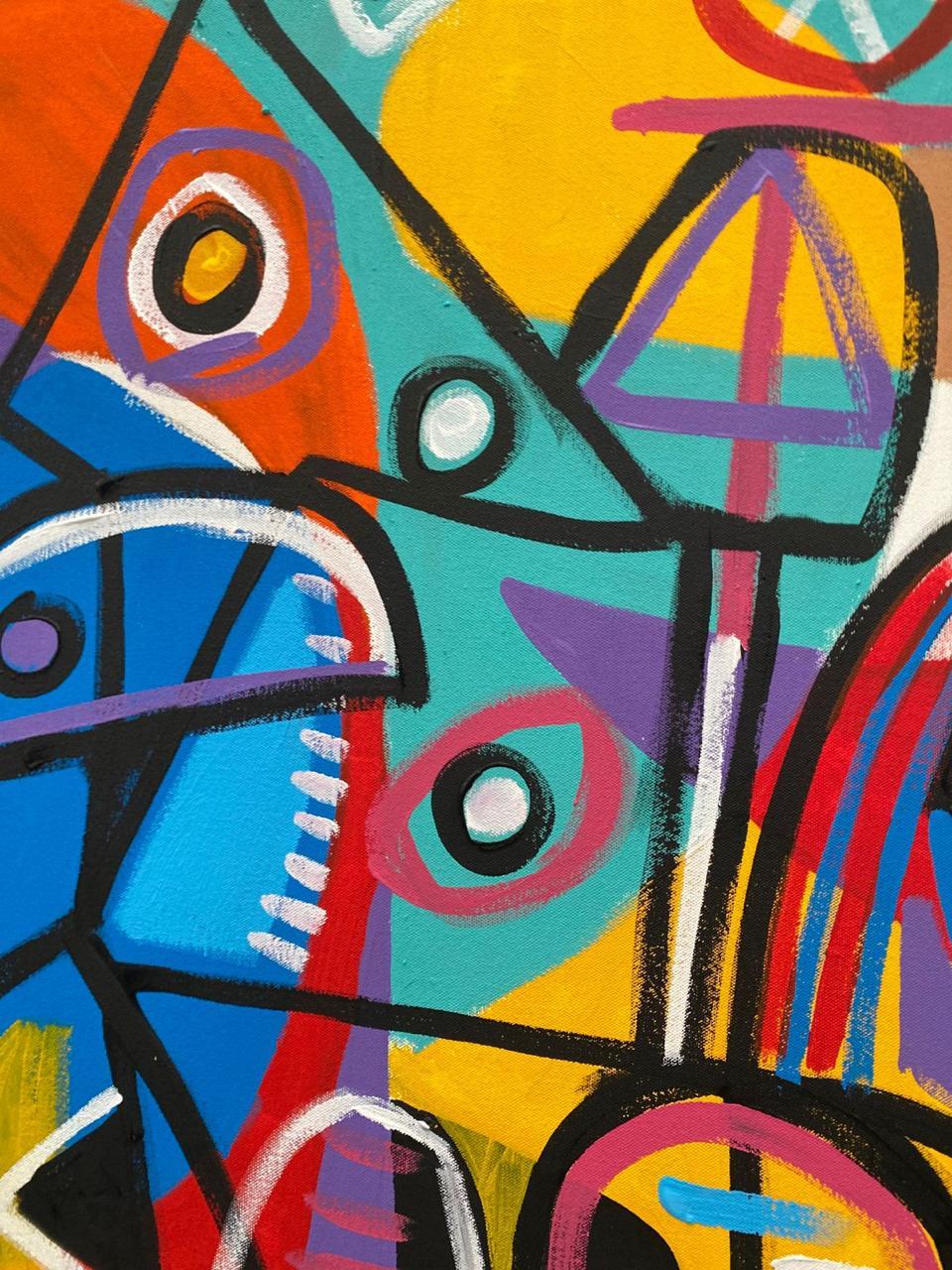 Psicodélico, Contemporary Art, Abstract Painting, 21st Century For Sale 1