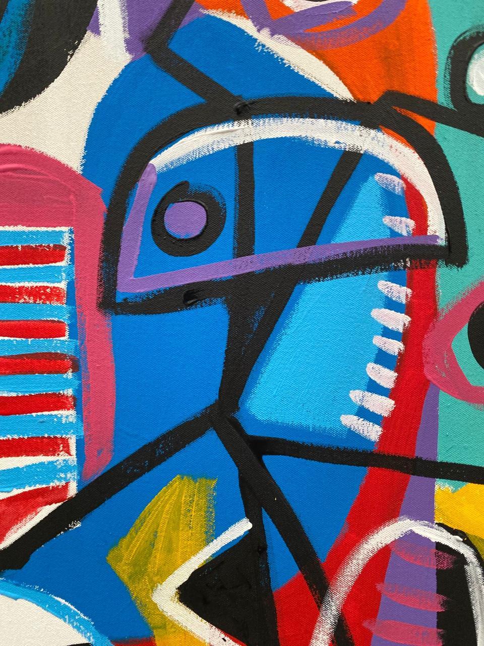 Psicodélico, Contemporary Art, Abstract Painting, 21st Century For Sale 4