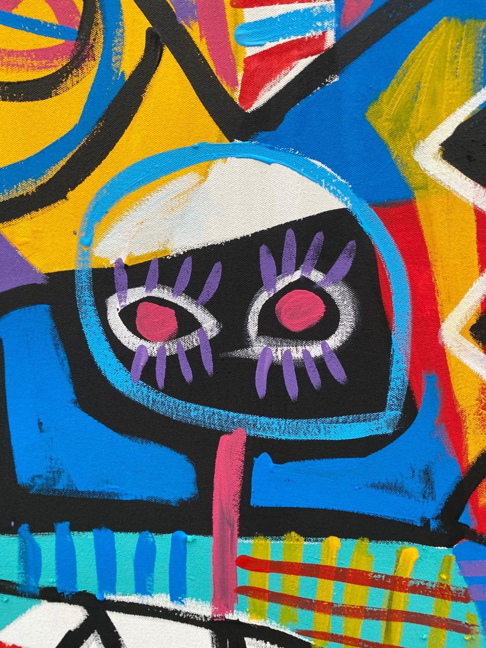 Psicodélico, Contemporary Art, Abstract Painting, 21st Century For Sale 7