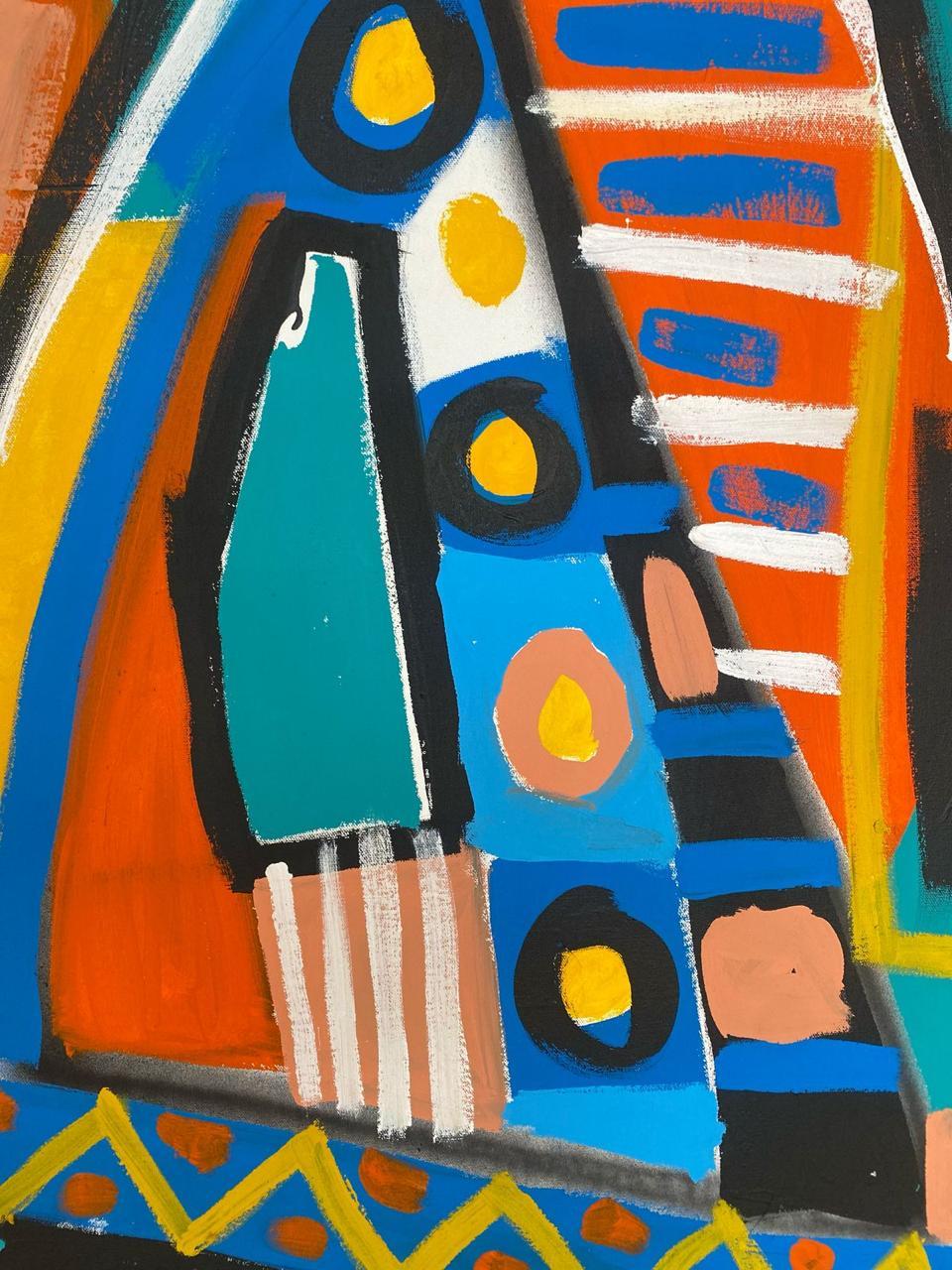 Retrato, Arte contemporanea, Pittura astratta, 21° secolo - Painting Astratto di Enrique Pichardo