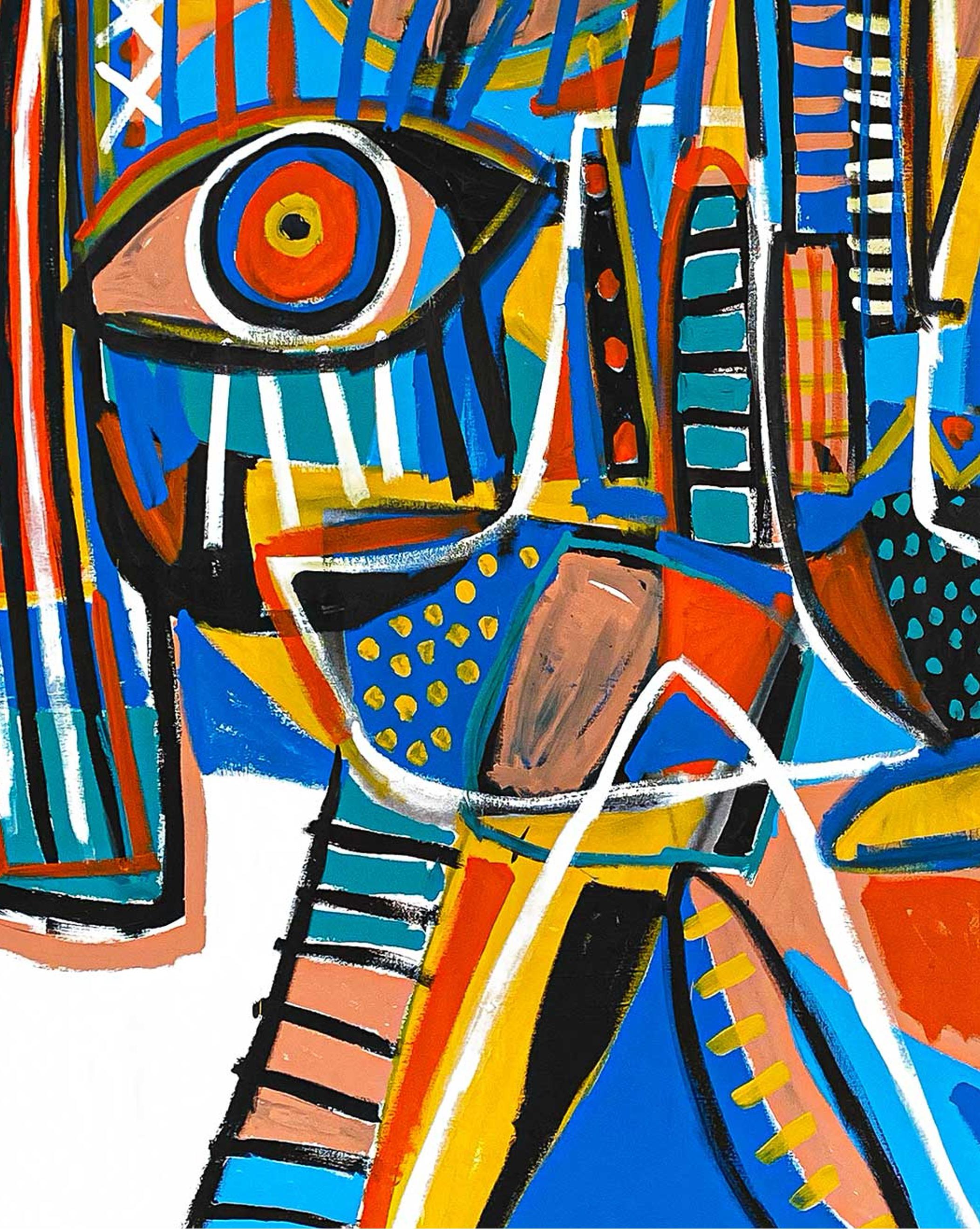 Retrato, Contemporary Art, Abstract Painting, 21st Century For Sale 2
