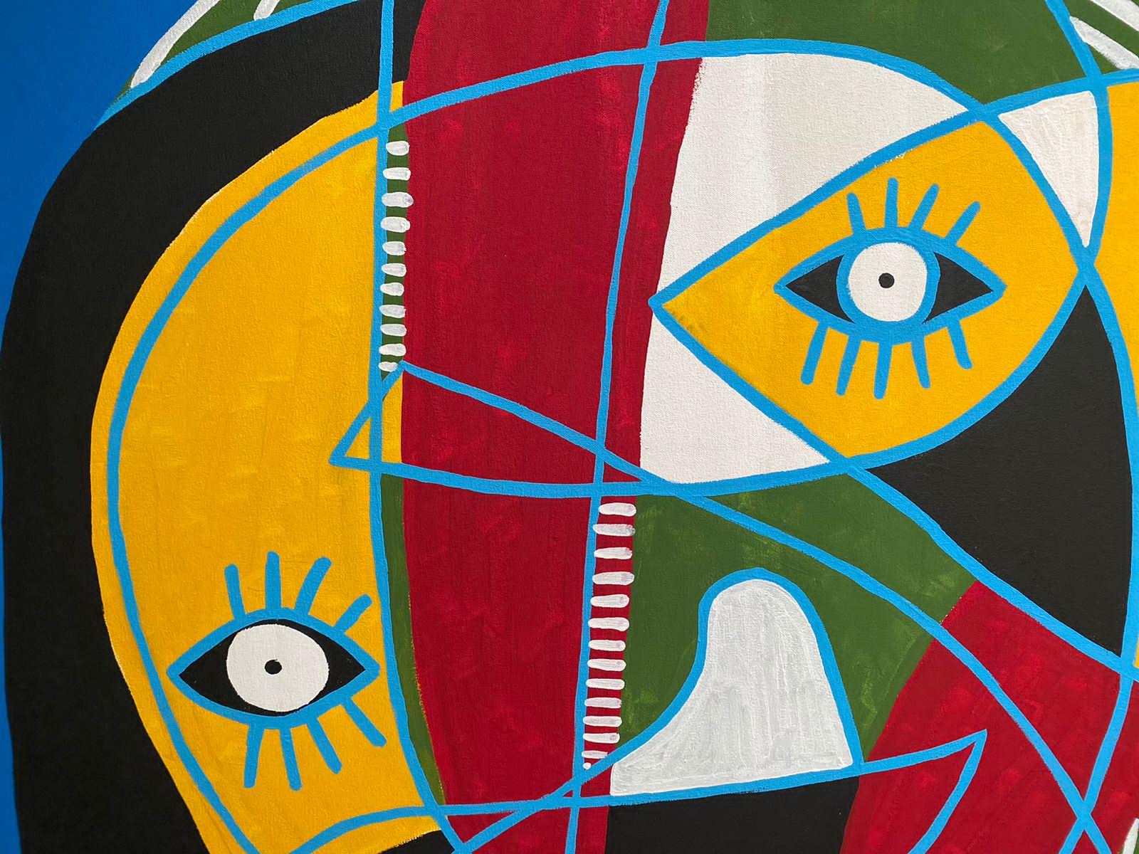 Retrato, Contemporary Art, Abstract Painting, 21st Century 2
