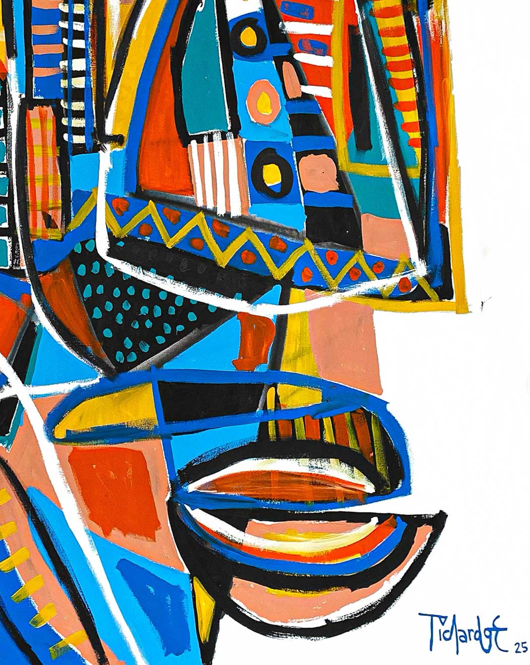 Retrato, Contemporary Art, Abstract Painting, 21st Century For Sale 4
