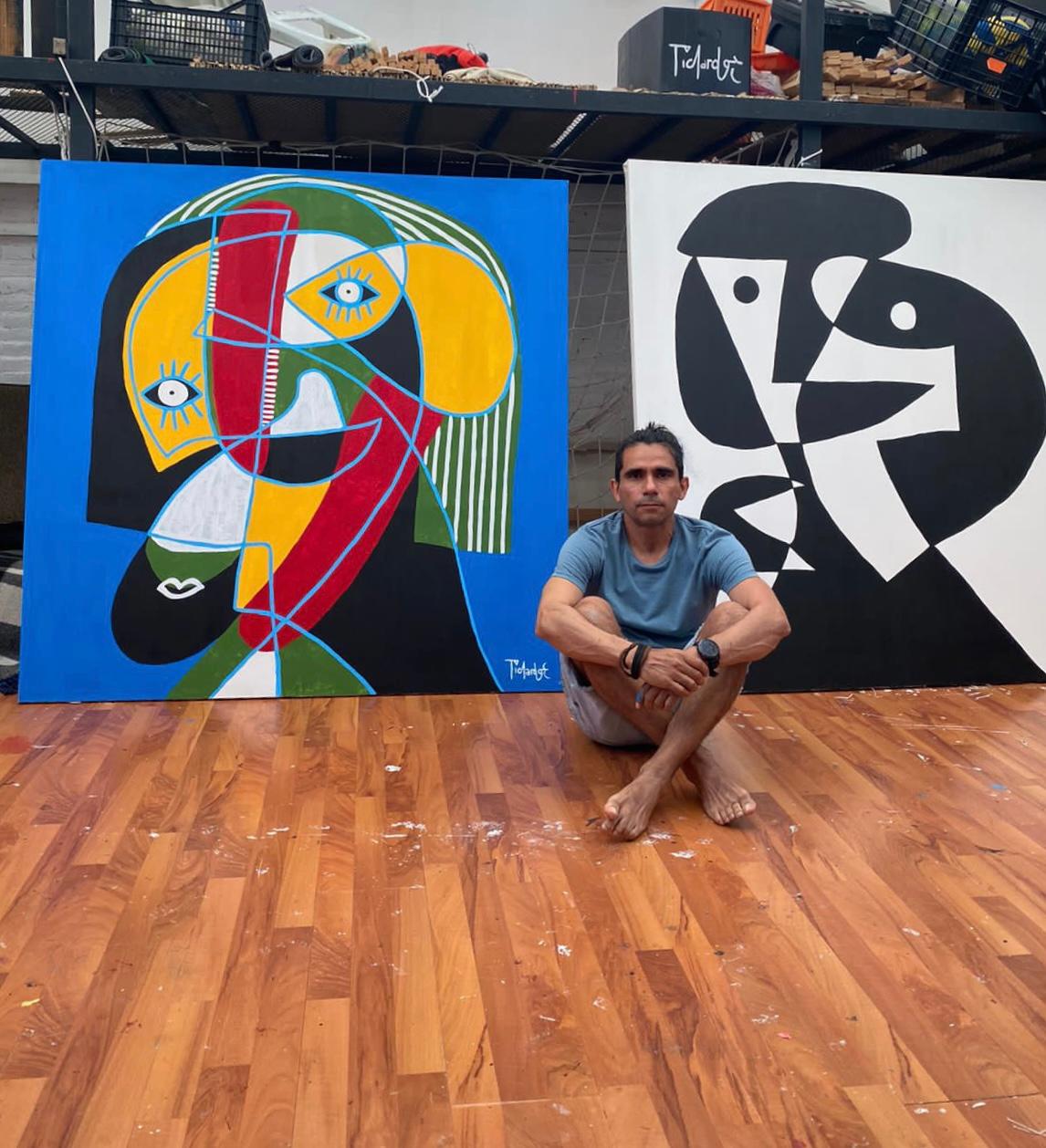 Retrato, Contemporary Art, Abstract Painting, 21st Century 6