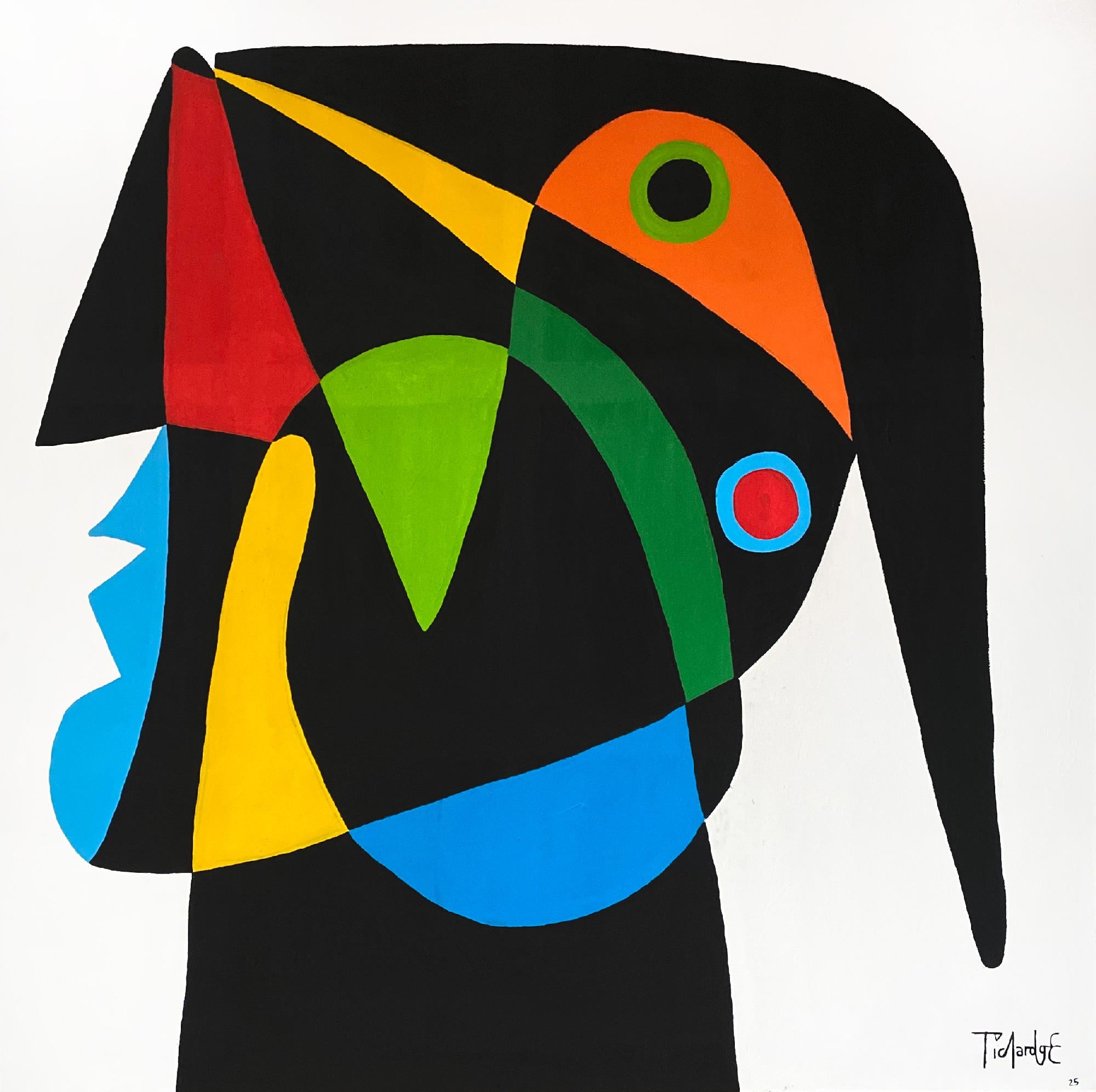 Abstract Painting di Enrique Pichardo - Retrato, Arte contemporanea, Pittura astratta, 21° secolo