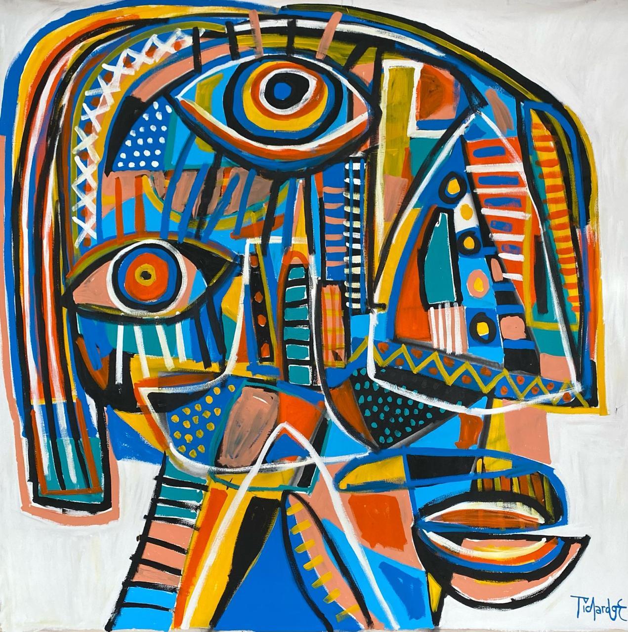 Abstract Painting di Enrique Pichardo - Retrato, Arte contemporanea, Pittura astratta, 21° secolo