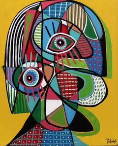 Retrato en Amarillo, Arte contemporanea, Pittura astratta, 21° secolo