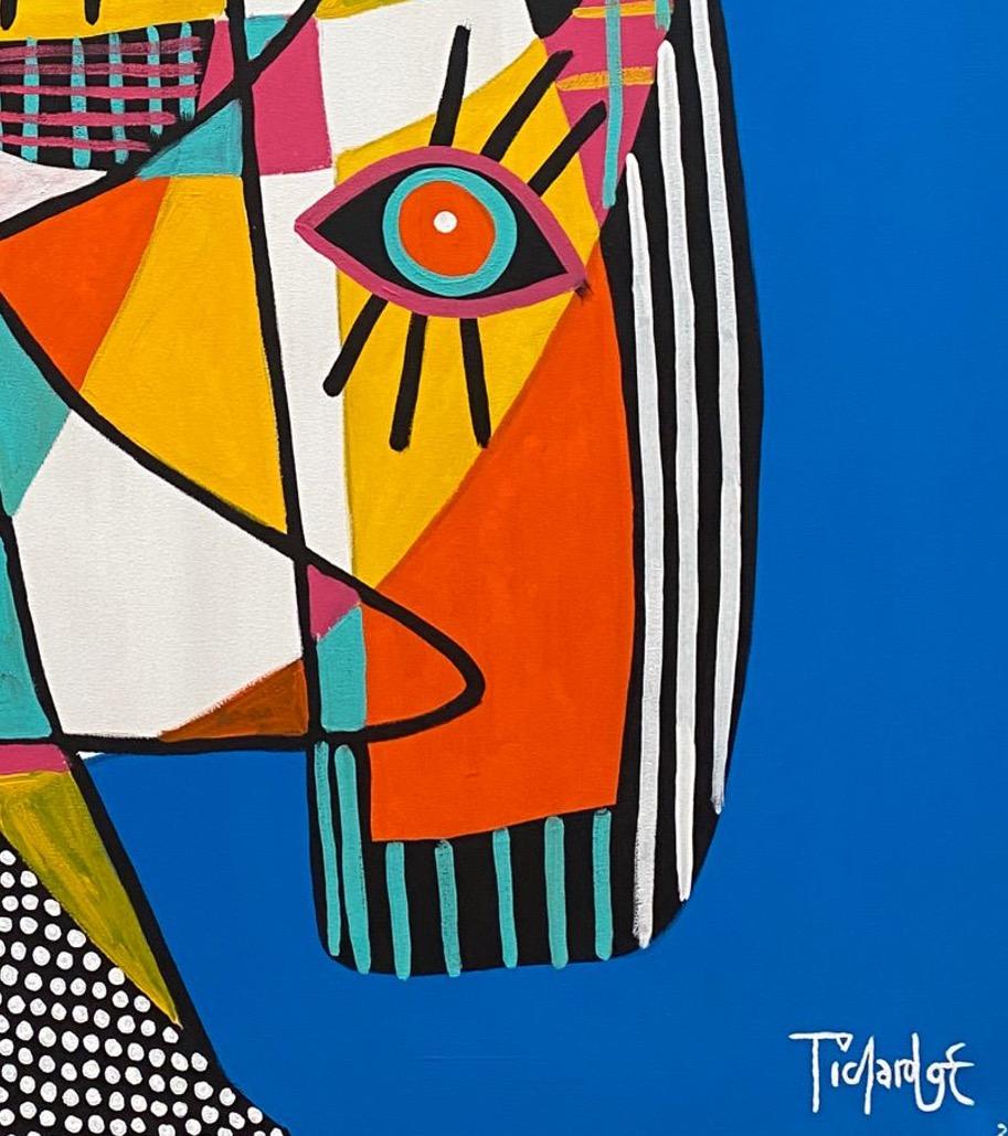 Retrato en Azul, Arte contemporanea, Pittura astratta, 21° Secolo 1