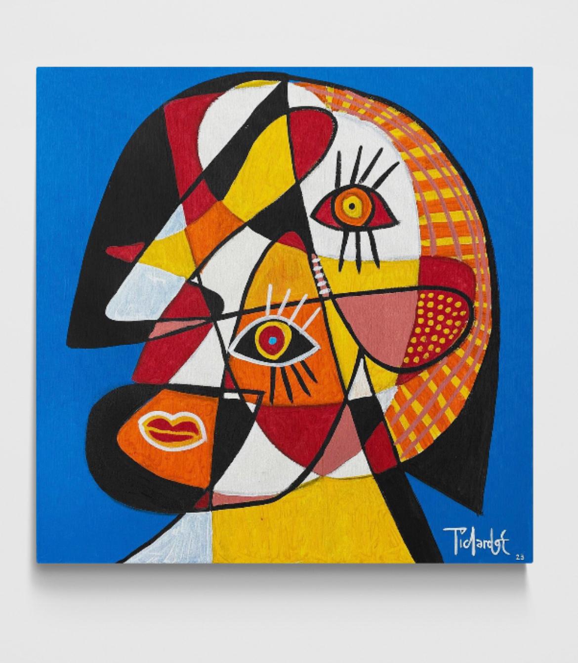 Retrato en Azul, Arte contemporanea, Pittura astratta, 21° Secolo 1