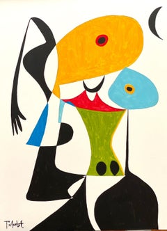 Retrato en Blanco, Contemporary Art, Abstract Painting, 21st Century