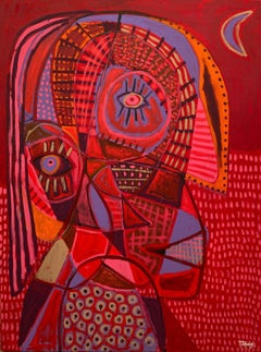 Retrato de Noche, Contemporary Art, Abstract Painting, 21st Century