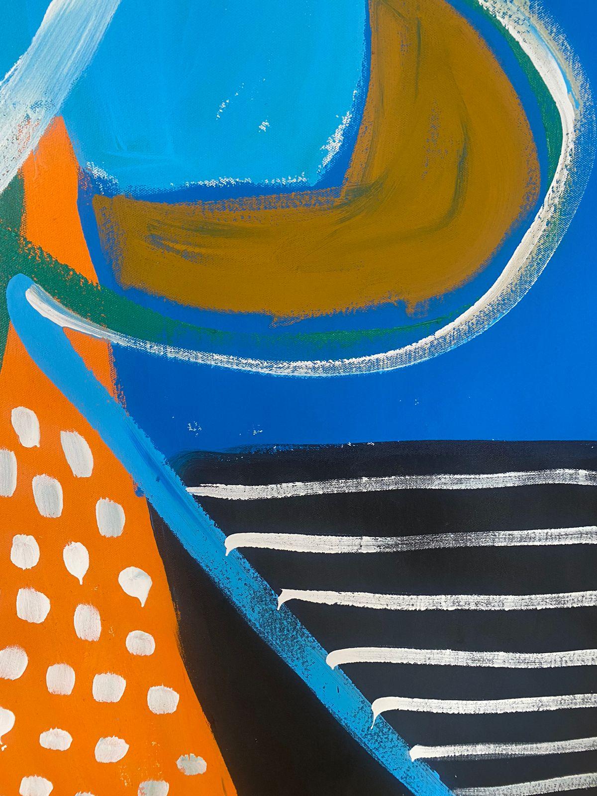 Retrato Verde, Arte contemporanea, Pittura astratta, 21° secolo - Painting Astratto di Enrique Pichardo