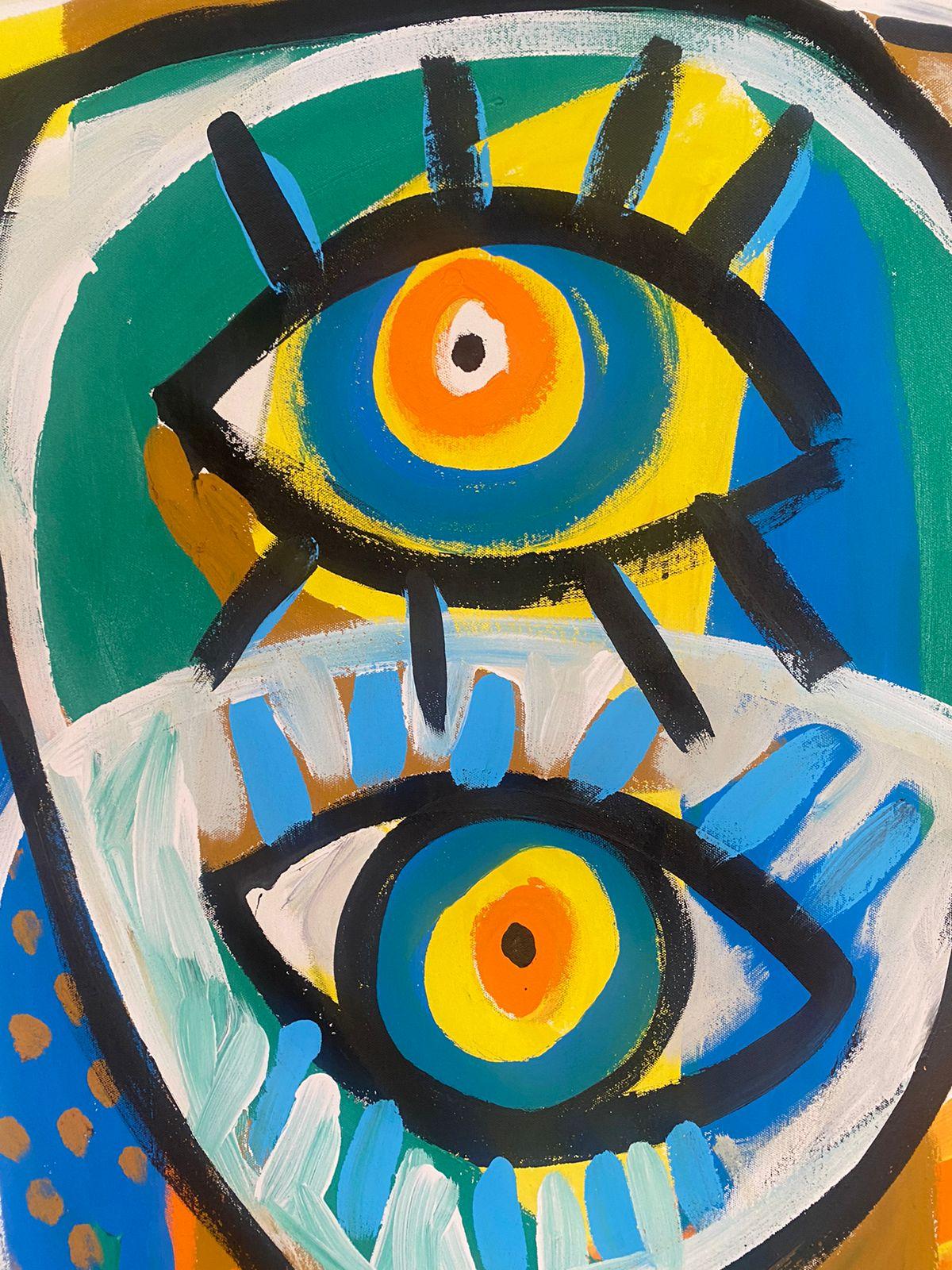 Retrato Verde, Arte contemporanea, Pittura astratta, 21° secolo 2