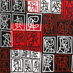 Signos Rojizos, Arte Contemporáneo, Pintura Abstracta, Siglo XXI