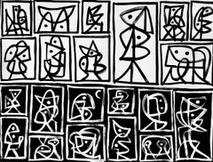 Enrique Pichardo - Signs I, Contemporary Art, Abstract Painting, 21st Century Signs I, Contemporary Art, Abstract Painting, 21st Century