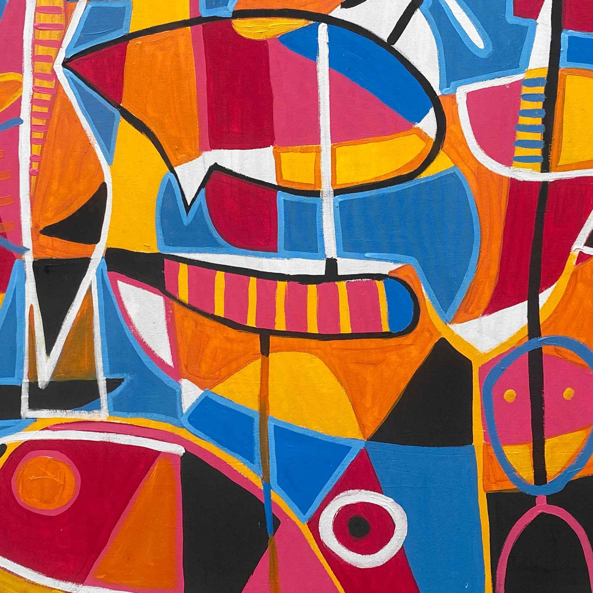 Sol de Medio Día, Arte contemporanea, Pittura astratta, 21° secolo - Painting Astratto di Enrique Pichardo